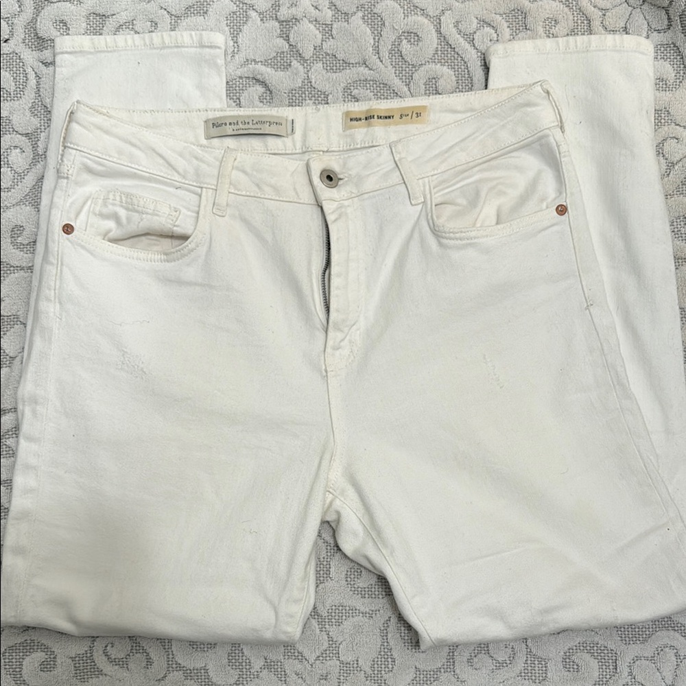 Pilcro High Rise Skinny Jeans